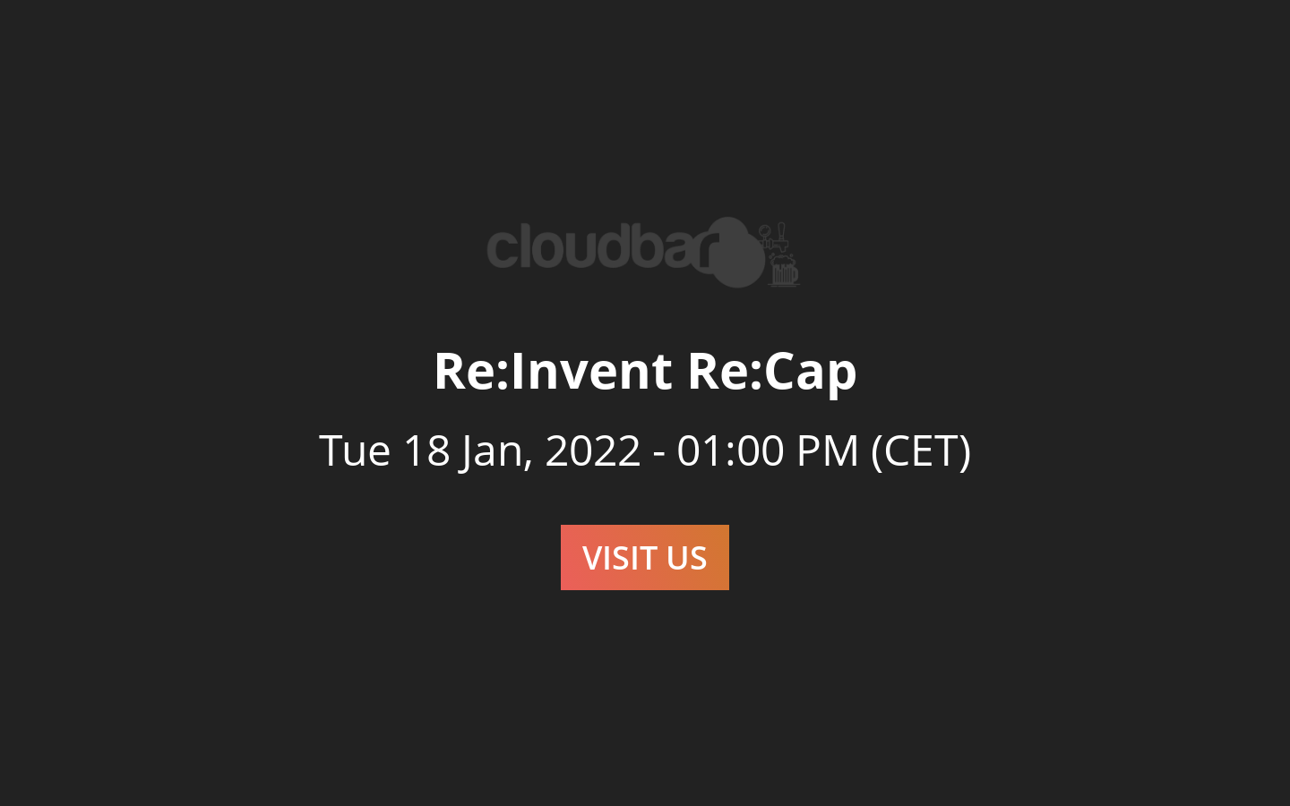 Re Invent Re Cap Jan 18